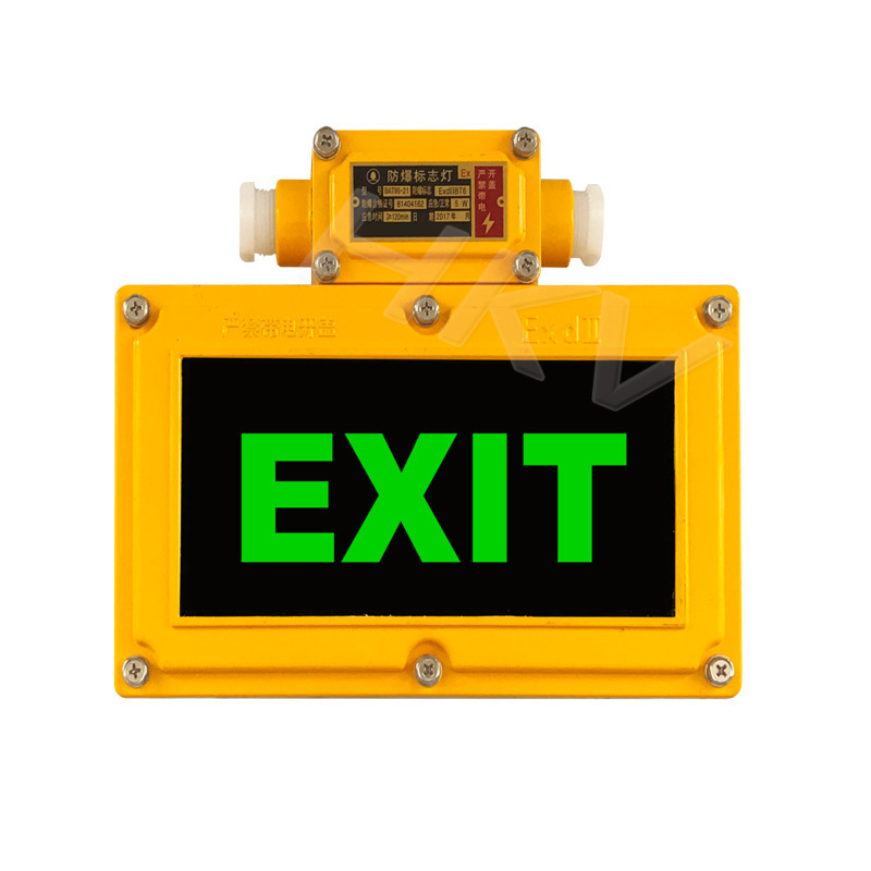 Exdemb II CT4 WF2 gas station led explosion proof emergency light exit sign high quality led explosion proof lighting