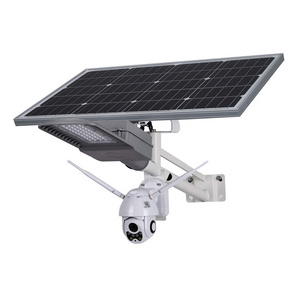 4G WIFI Solar Street Light With Camera 1080P Security Solar Light Camera