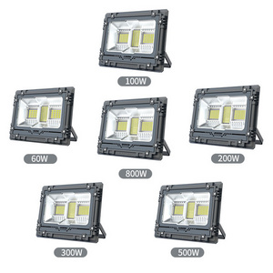 500watt led flood light portable rechargeable solar RGB flood light ip67 LED solar flood lights with smart app color control