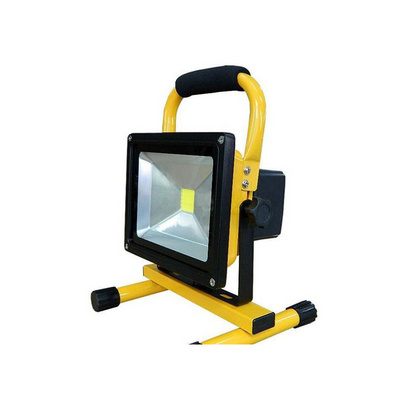 Led Spotlight Lamp Portable 10w 20w 30w 50w IP65 Yellow Rechargeable Led Floodlight