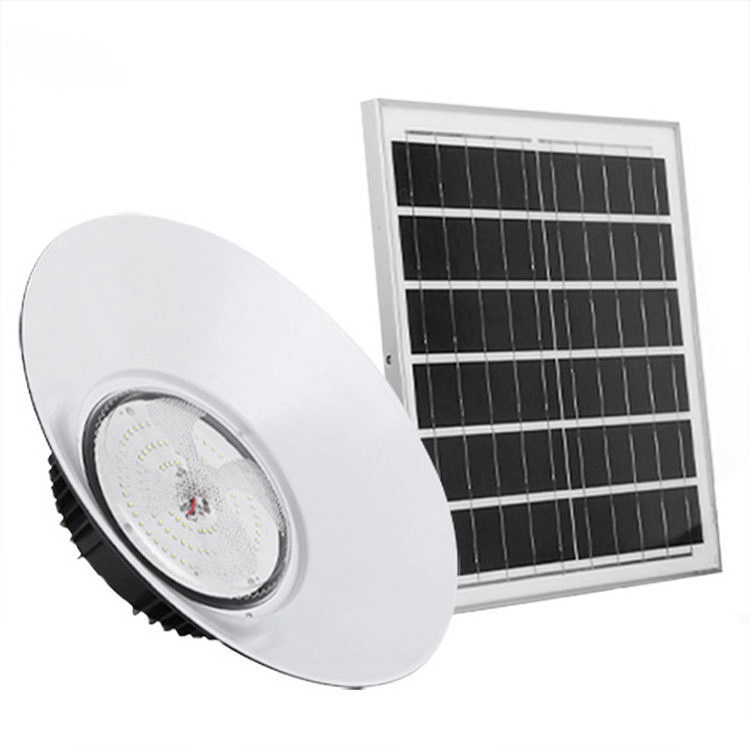 energy-saving lamp led  light battery lithium commercial solar ceiling light 100w 200w 300w solar ceiling light indoor