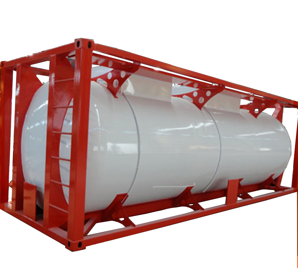 5ft Lox Lin Lar LNG Lco2 Tank Container Asme T75 ISO Tank Container for Liquid Gas