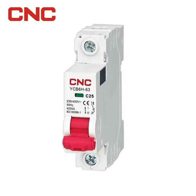 YCB6H-63 Series 1P  32A MCB miniature circuit breaker din rail ac mini circuit breakers