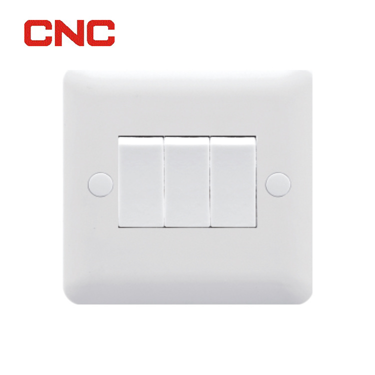 Best selling wall switch 3gang 1way 4 gang plate 6 2way