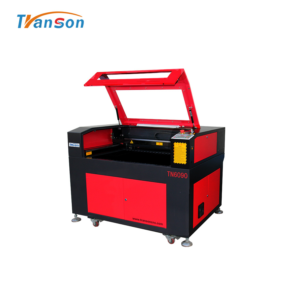 130-150w Cnc co2 6090 laser engraving cutting machine for wood leather jewelry plastic shoes stamp laser engraved