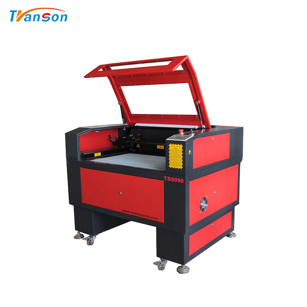 TS6090 Laser Cutter Machine 150-180W Co2 Laser Cutting Machine CNC Paper Leather Co2 Laser Engraving Machine Price