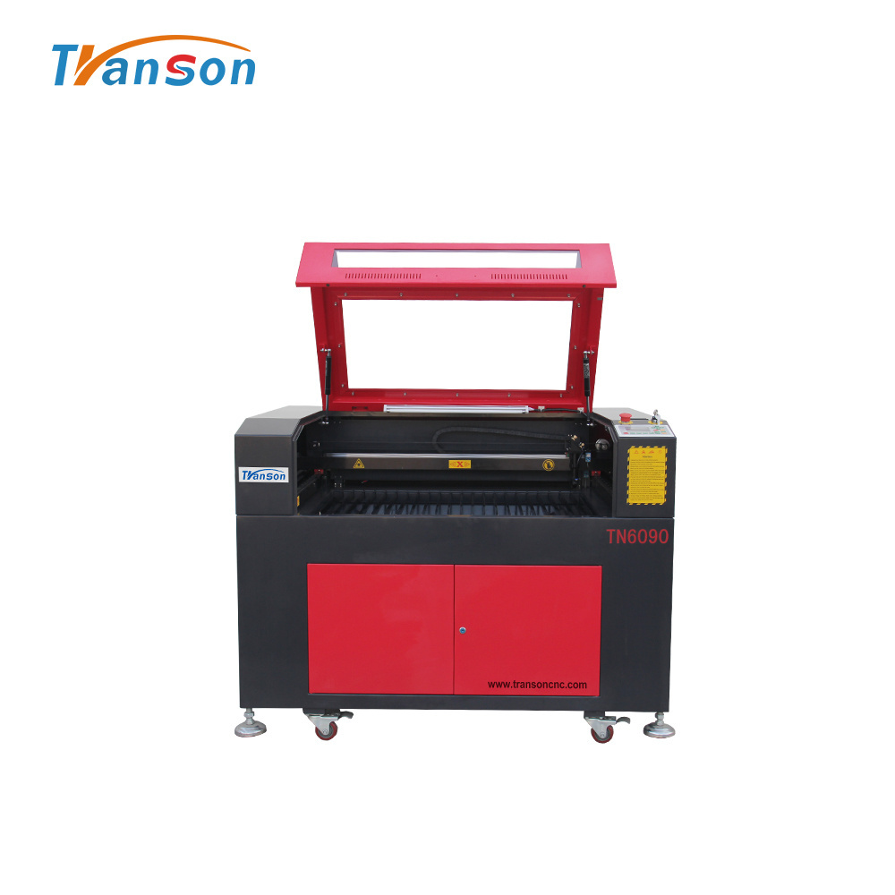 130-150w Cnc co2 6090 laser engraving cutting machine for wood leather jewelry plastic shoes stamp laser engraved