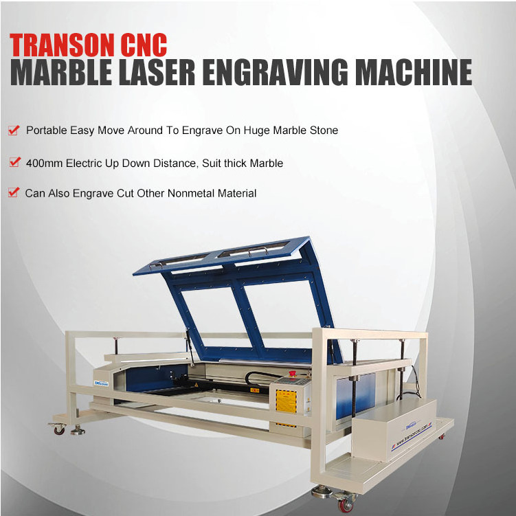 1390 CNC Portable Granite Marble Co2 Stone Laser Engraving Machine