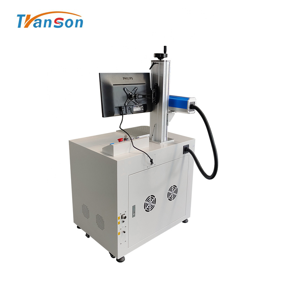 Fiber Laser Printing Marking Machine On Metal PE PVC ID Card Brass Jewellery Plastic Printing For Tools Bird Rings Keyboard