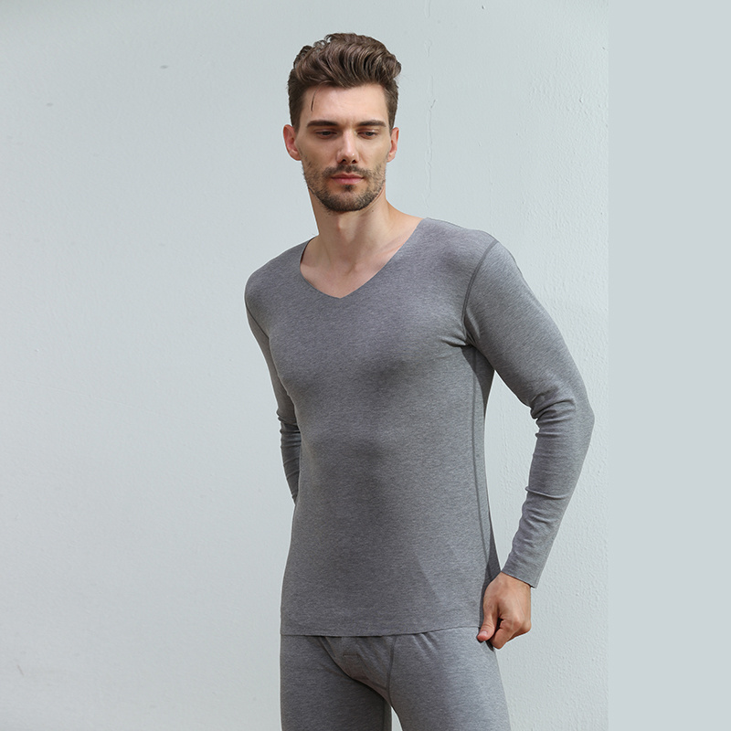 Top quality Seamless 4-way stitch long johns set for men merino wool thermal underwear