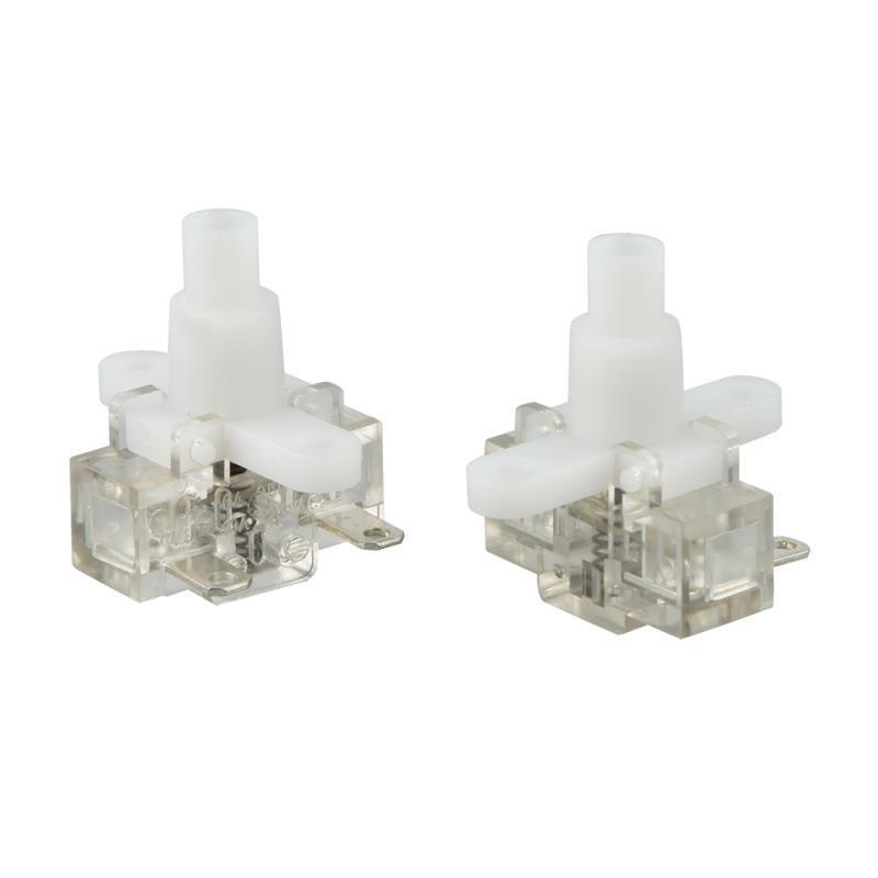 power strip transparent push button switch 220v 10A Small key-press switch Platooninsert switch