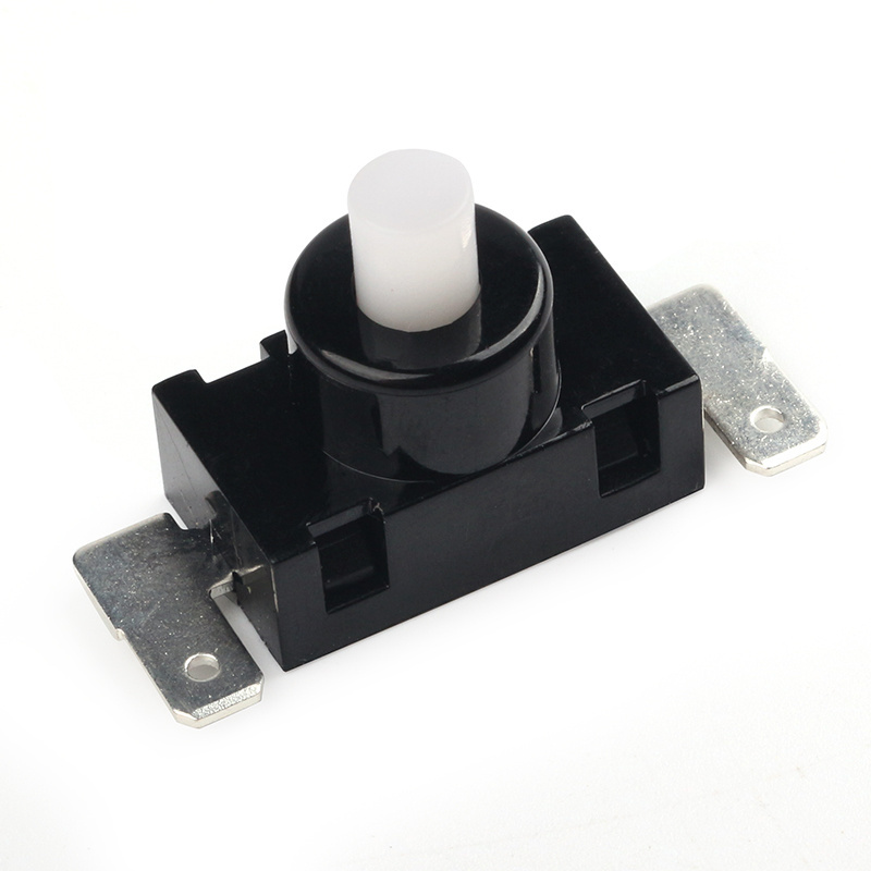 KAG-01B 2p black Self-Locking push  Button  micro Switch with 16A125V 8A250V for High Power Vacuum Cleaner Parts  from factory