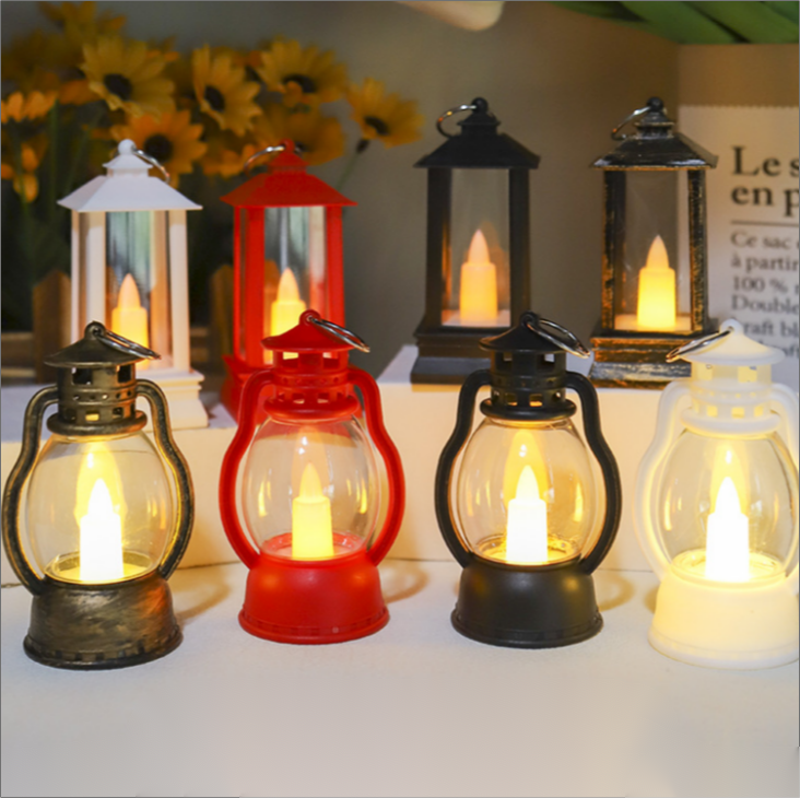 Wholesale electric candle lanterns modern design led candle white red black floating candle lanterns