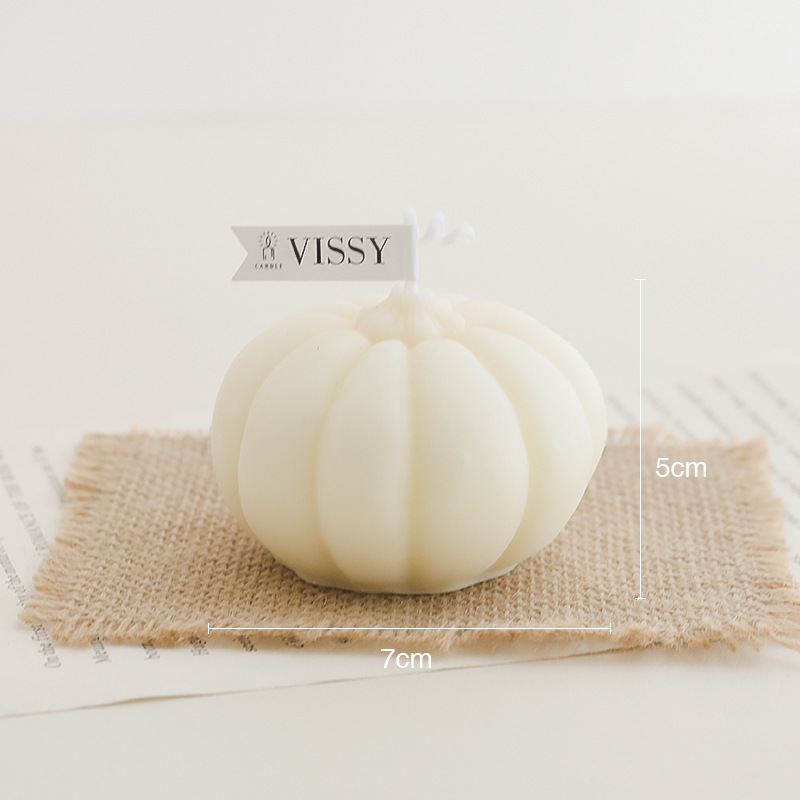 New arrival pumpkin shaped candle scented for home birthday party Halloween decoration