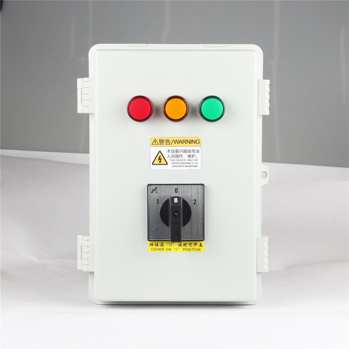 Cansen Power Changeover Electrical enclosure 3 phase switch with Indicator lamp, GEN-OFF-MAIN, Auto Off Manual