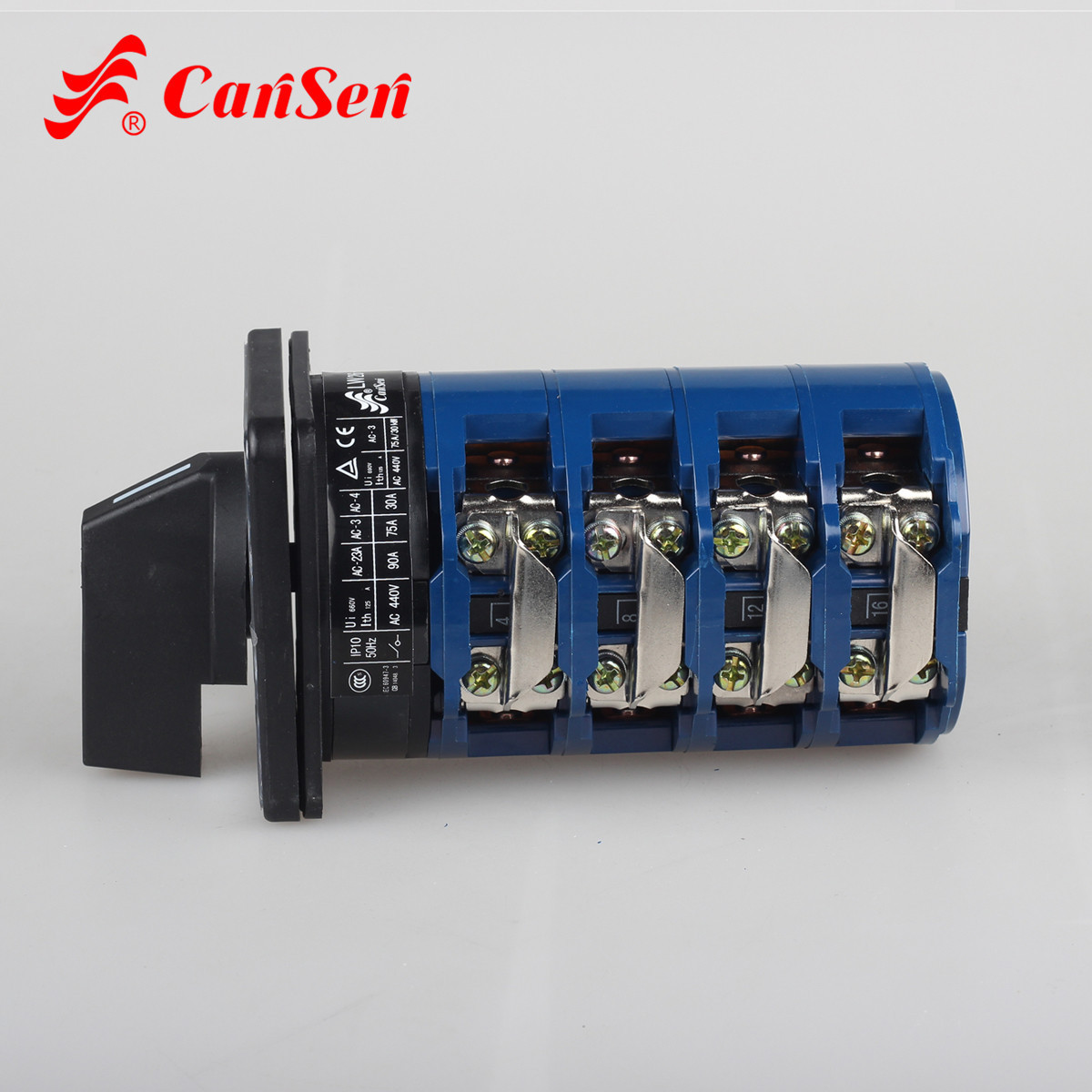 Cansen LW26-125 1-0-2 Electrical universal custom position rotary switch control switch motor