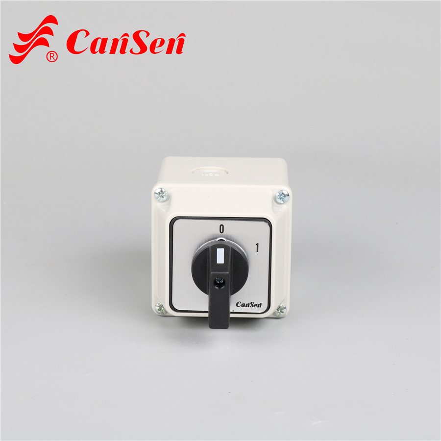 LW26-20 0-1 4P IP65 High quality wholesale new style dc/ac 4 pole 3 position rotary switch