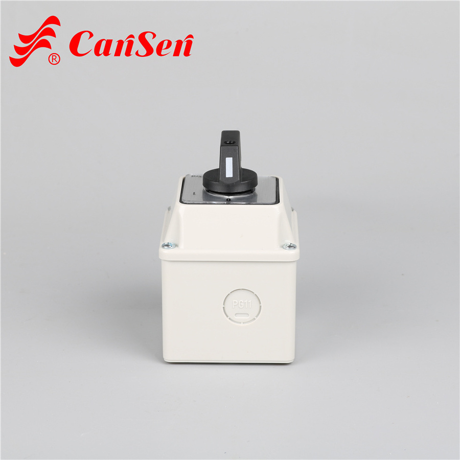 LW26-20 0-1 4P IP65 High quality wholesale new style dc/ac 4 pole 3 position rotary switch