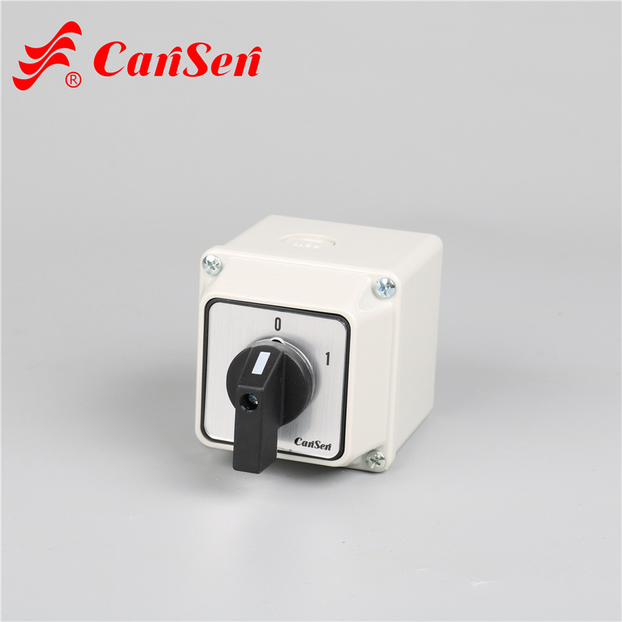 LW26-20 0-1 4P IP65 High quality wholesale new style dc/ac 4 pole 3 position rotary switch