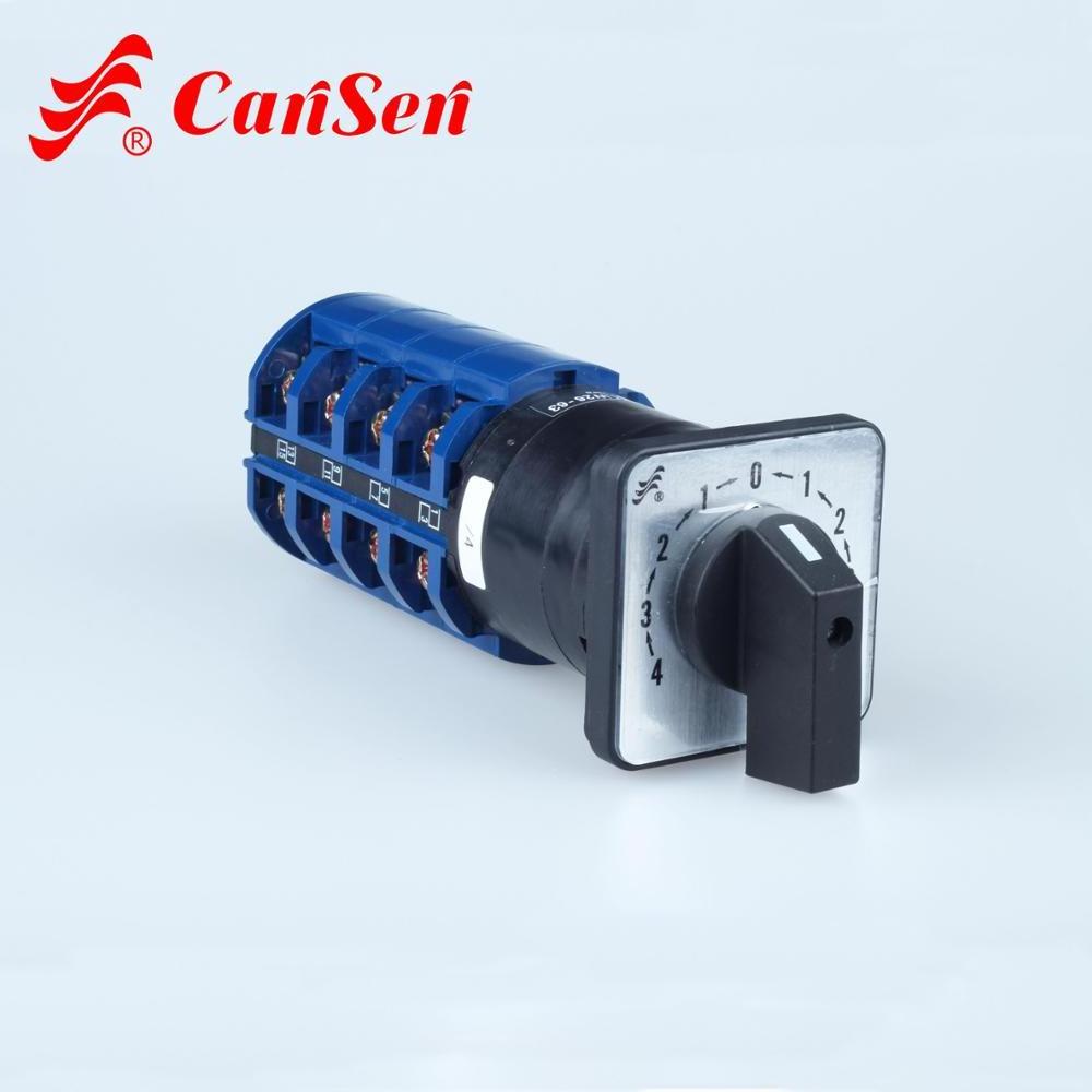 Cansen switch LW26-63 4-0-4 rotary cam switch Spring return with multiple-position control motor welding machine off-on