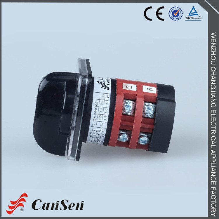 Cansen switch LW31B-16 OFF-ON 4Pole rotary cam switch control switchgear motor change the main circuit and the auxiliary circuit