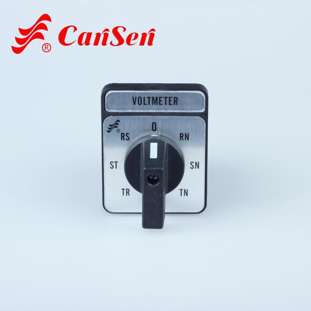 Cansen LW26-20 CE Certificate 12 terminals voltmeter three layer rotary selector switch