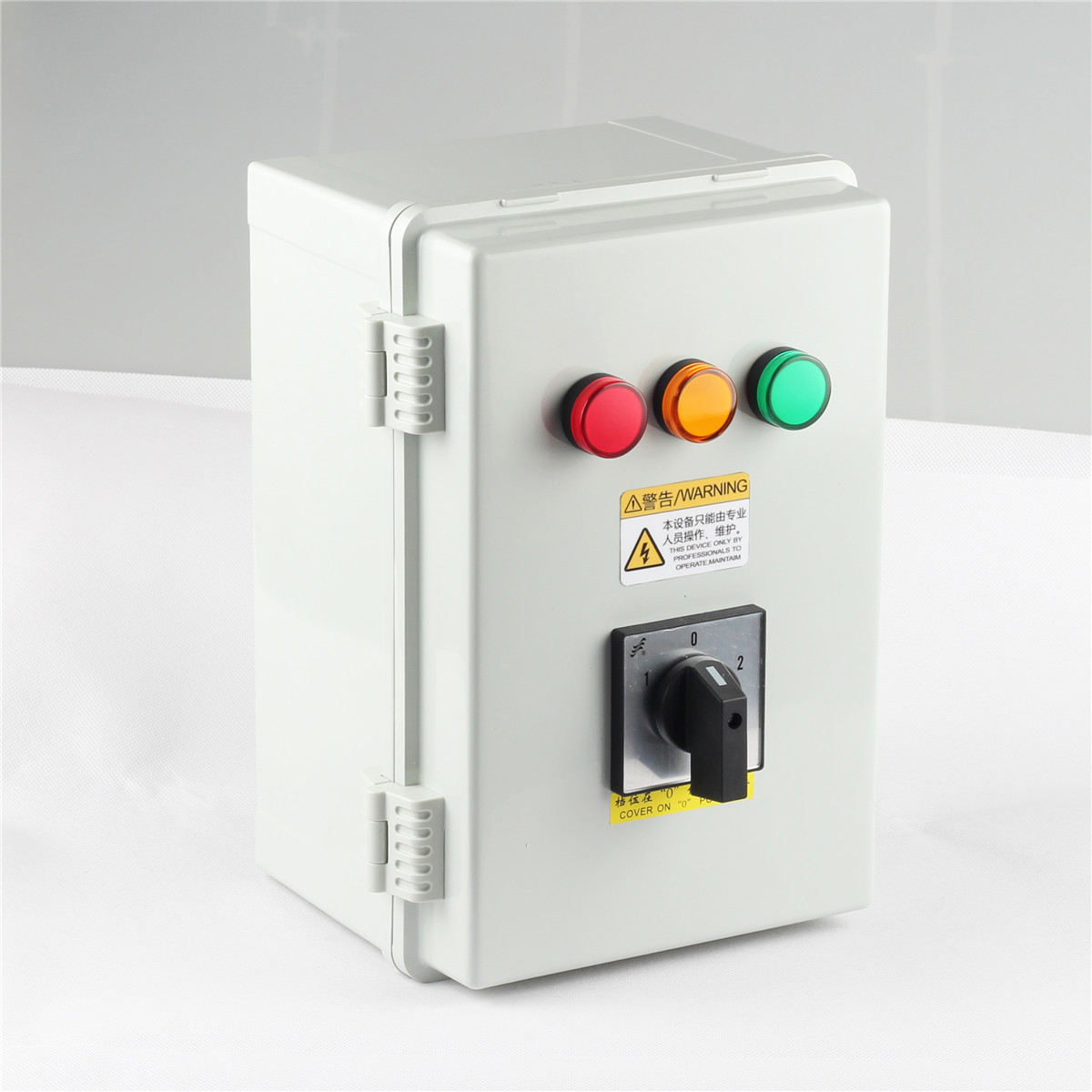 Cansen Power Changeover Electrical enclosure 3 phase switch with Indicator lamp, GEN-OFF-MAIN, Auto Off Manual