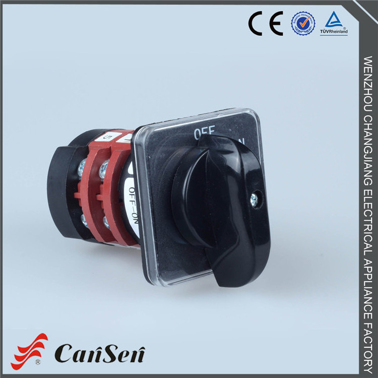 Cansen switch LW31B-16 OFF-ON 4Pole rotary cam switch control switchgear motor change the main circuit and the auxiliary circuit