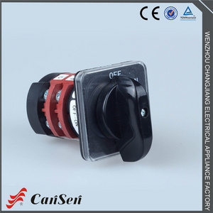 Cansen switch LW31B-16 OFF-ON 4Pole rotary cam switch control switchgear motor change the main circuit and the auxiliary circuit