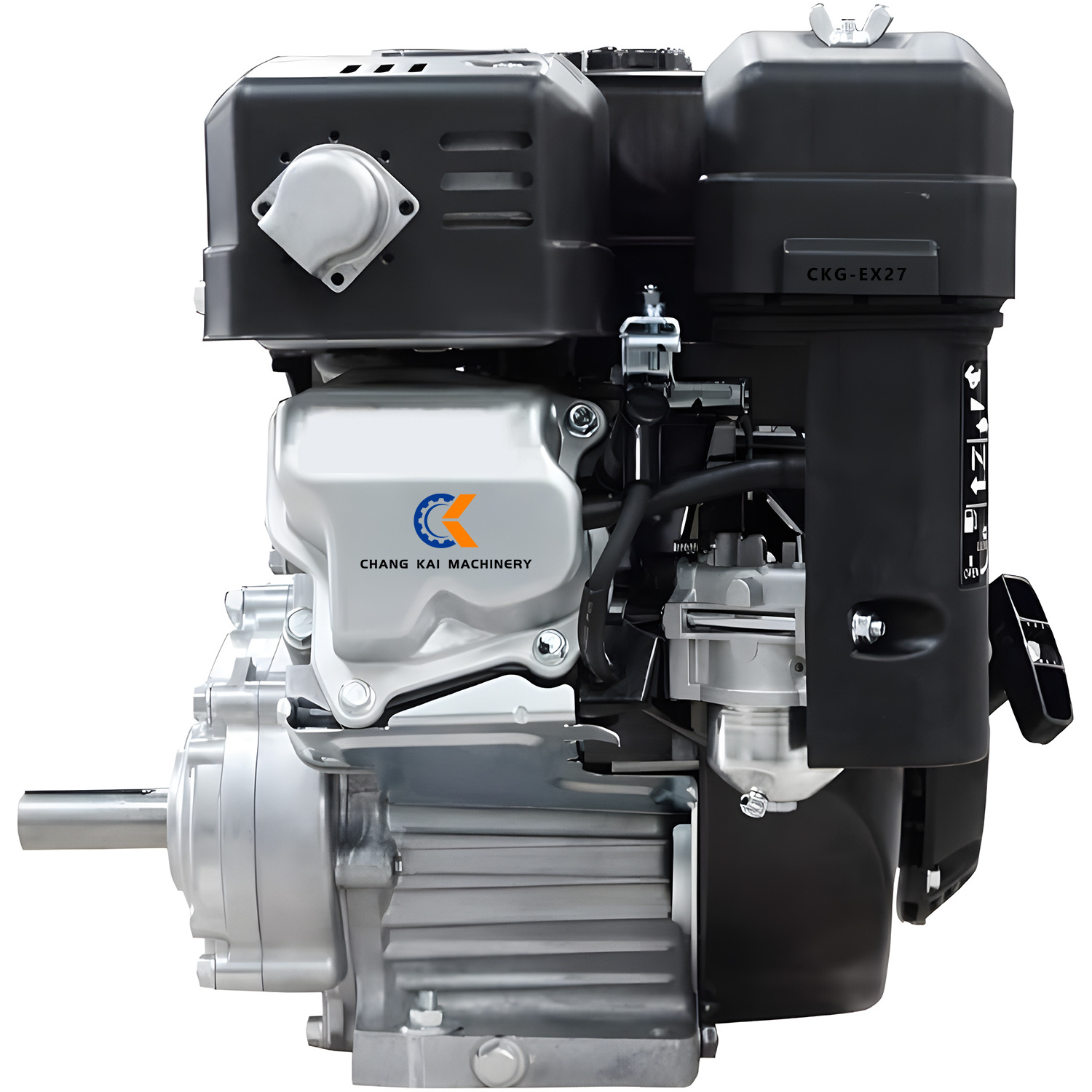 Gasoline Engine manufacturer CKG-EX27 EX27 Slant Single Cylinder Air-cooled Petrol Engine Robin Horizontal Shaft Engine