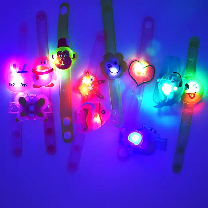 Wholesale Led Cheap Kids Bracelet Toy Light up Children Wrist Band Watch Flashing Led Children Party Gift