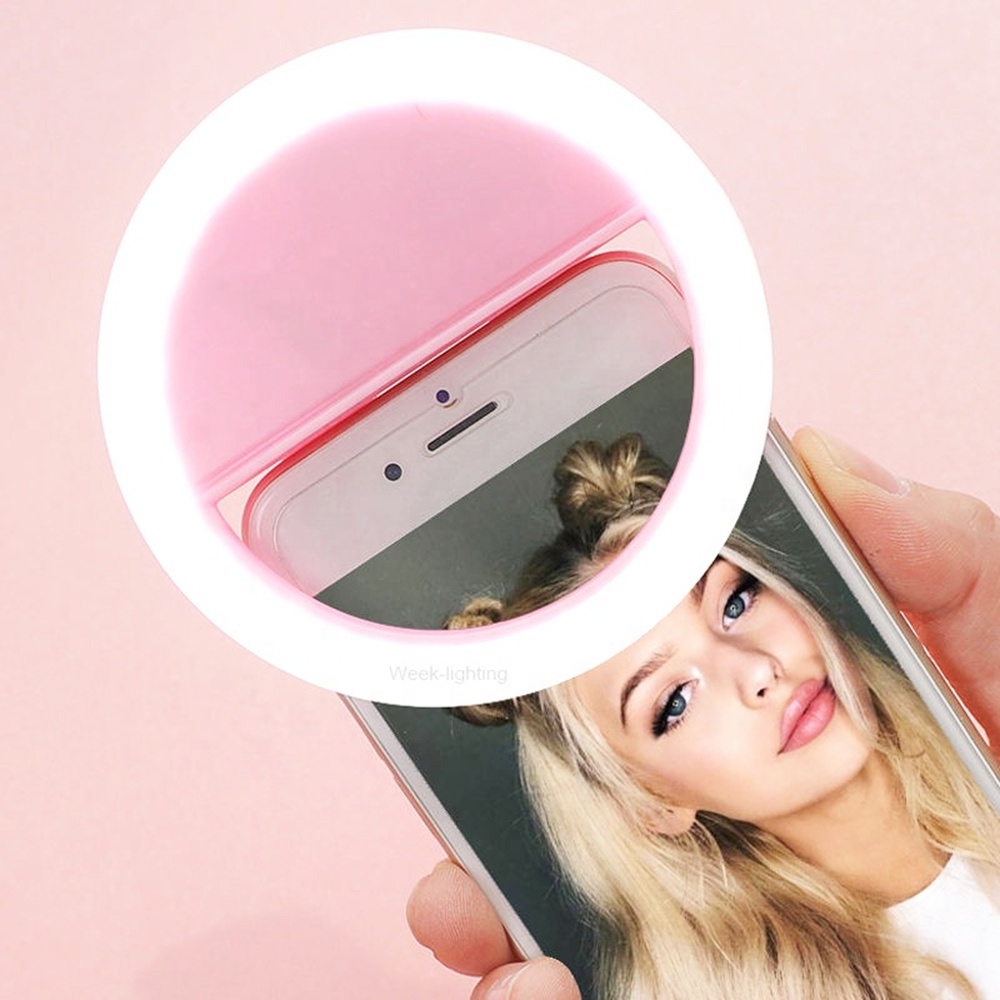 Factory Whlolesal Universal Mini LED Selfie Ring Light For Phone fill light Ring 36 LED Mounted for smartphone