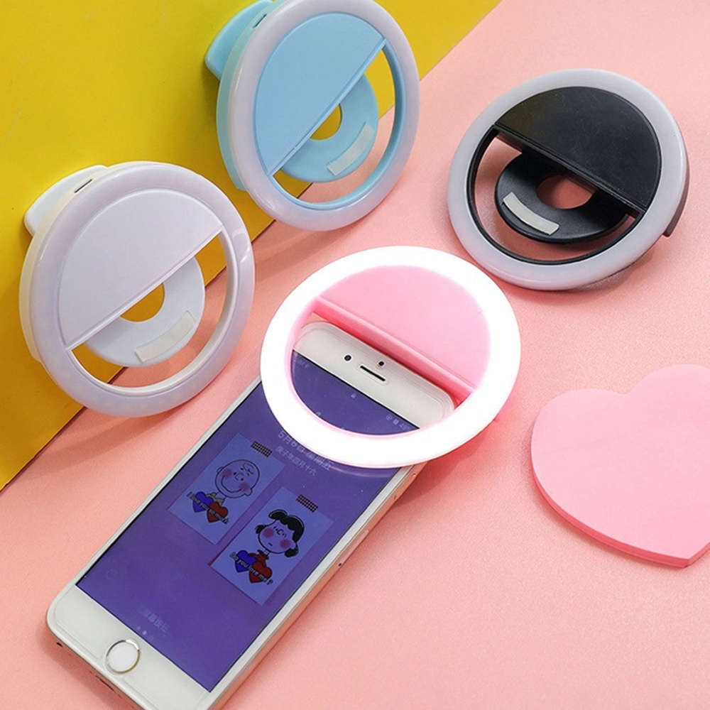 Factory Whlolesal Universal Mini LED Selfie Ring Light For Phone fill light Ring 36 LED Mounted for smartphone