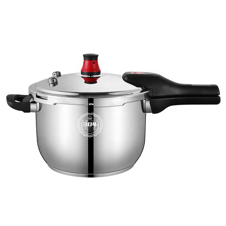 stainless steel 304 high pressure cooker with steamer gas stove Food Grade Energy-saving Pressure Pot induction cookers