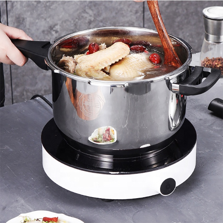 stainless steel 304 high pressure cooker with steamer gas stove Food Grade Energy-saving Pressure Pot induction cookers