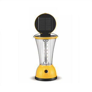 24 pcs LED light portable solar panel camping lantern