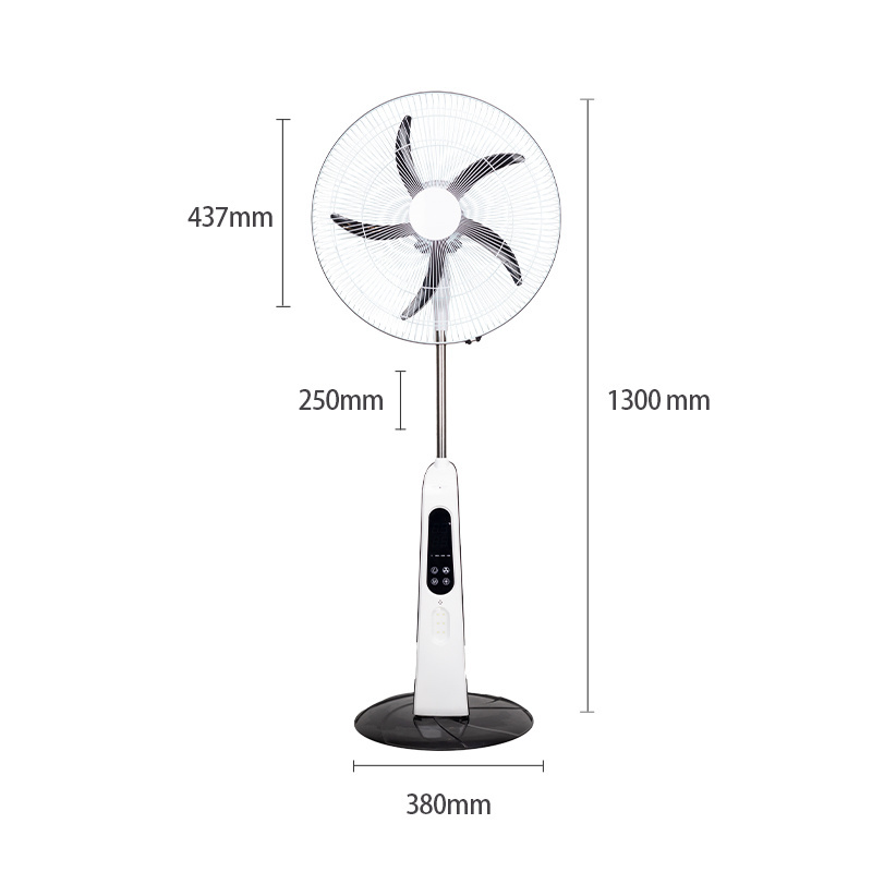 99 Speed Air Cooler fan Rechargeable Camping fan with LED Light Solar Power Fan Use Digital Display Screen