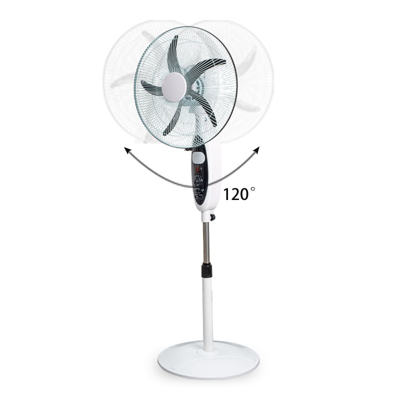 new solar 5 speed rechargeable standing fan with bulb with light