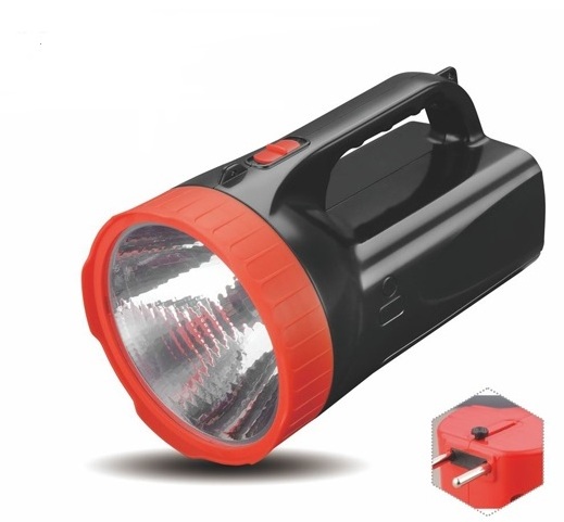 Rechargeable solar led flashlight energy-saving portable torch