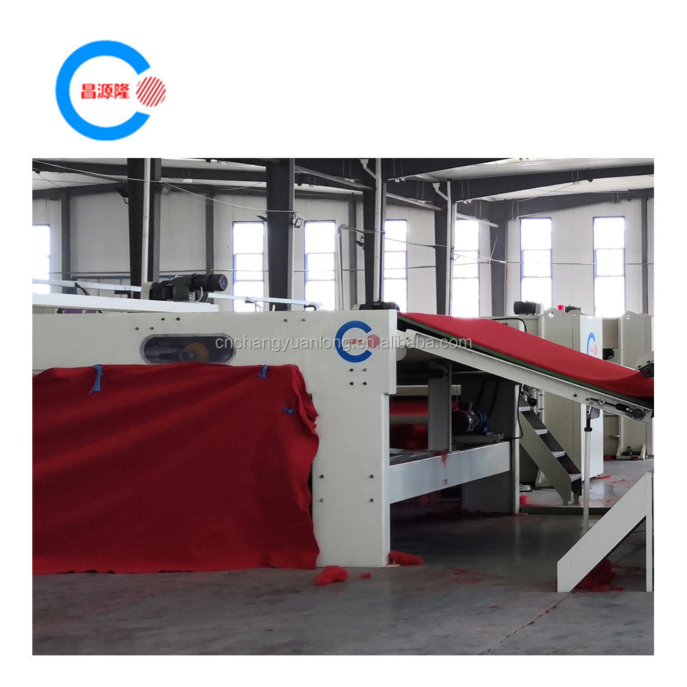 Nonwoven machine needle punching carpet production line  & carpet making machine