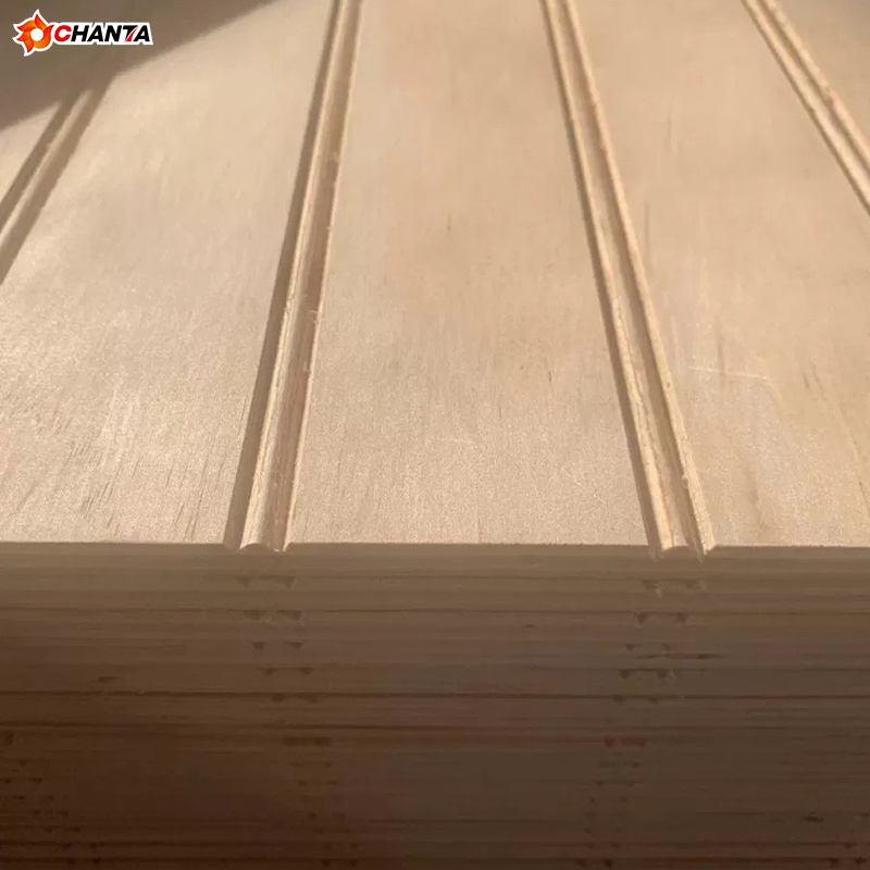 low price 4'x8' 15mm Tongue and Grooved Pine Plywood for Ceiling and Decoration