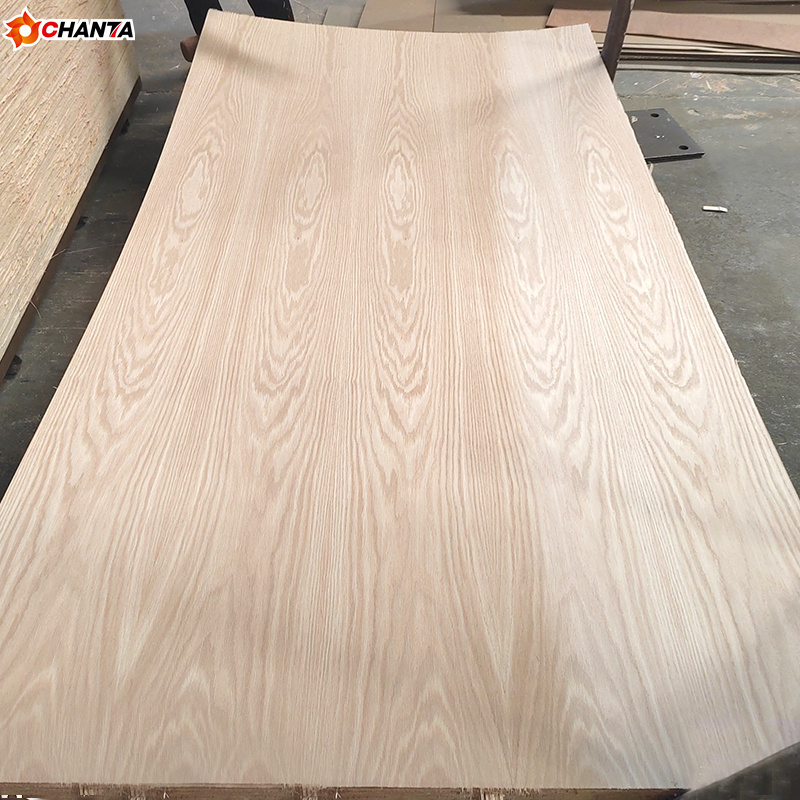 Natural Wood Veneer Fancy Oak Plywood 12mm Price From China Factory