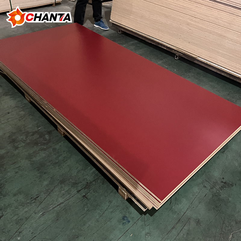 High Quality Fibreboards  Laminated Melamine Faced Wood Mdf Hdf Board For Furniture