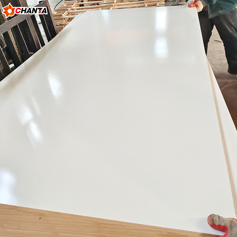 1220mm*2440mm 18 Mm White Color Melamine Laminated Plywood Sheet