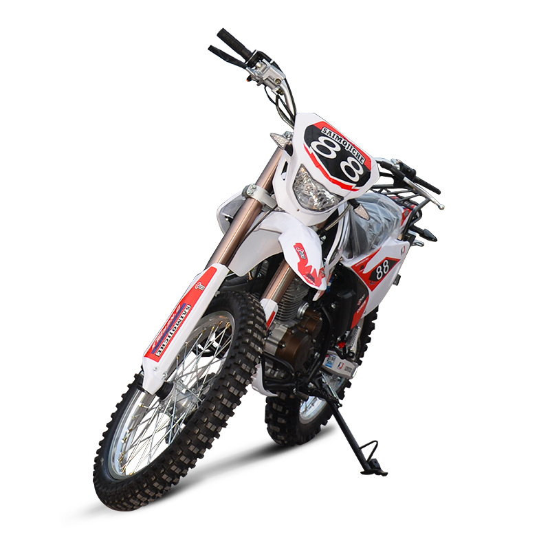 Motocross 250cc Automatic Enduro Motorcycle K8 White 250CC Motor Power 4-Stroke Engine