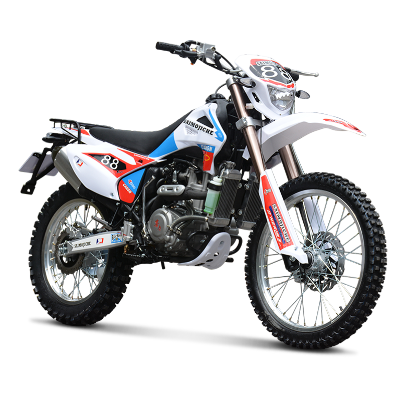 Motocross 250cc Automatic Enduro Motorcycle K8 White 250CC Motor Power 4-Stroke Engine