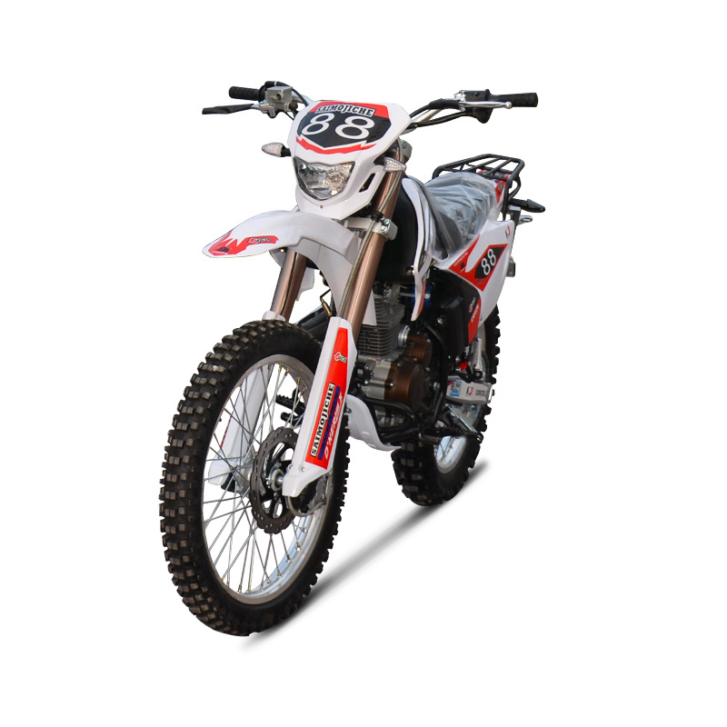 Motocross 250cc Automatic Enduro Motorcycle K8 White 250CC Motor Power 4-Stroke Engine