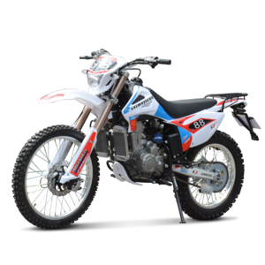 Motocross 250cc Automatic Enduro Motorcycle K8 White 250CC Motor Power 4-Stroke Engine