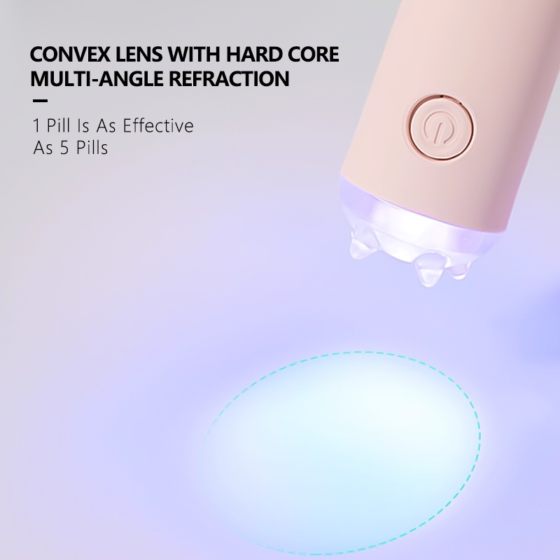 Portable Handheld Mini Nail Lamp For All Gel Polish Quick Dry USB Nail Dryer for DIY at Home Nail Salon