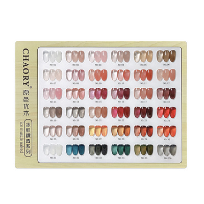 CHAORY GEL 36 Translucent Colors Professional Gel Nail Polish Kit 15ml Long Lasting UV Gel Polish Set for Nail Supplies Salon